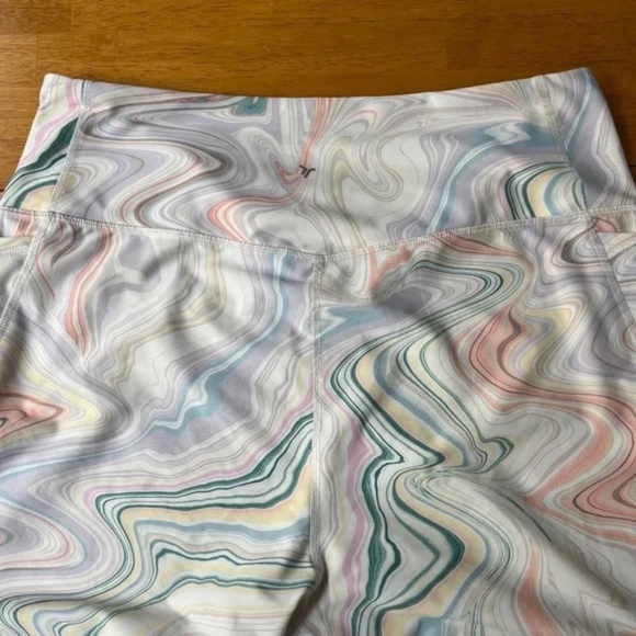 Plus Size XXL  Old Navy Powersoft High Rise Go Dry Stretch Leggings Pockets - Picture 5 of 7